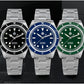 San Martin 38mm Upgrade Classic 6200 Diving Watch Automatic Mechanical Men Luxury Wristwatch Sapphire Waterproof 200m  SN0004