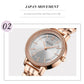 MEGIR Luxury Watches for Women Stainless Steel Dress Clock Fashion Elegant Wristwatch Quartz Watch Ladies Clock Reloj Mujer 7012