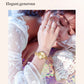CURREN Luxury Brand Ladies Dress Wristwatch Waterproof Stainless Steel Strap Elegant Charming Dial with Rhinestones Women Watch