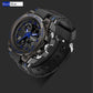 SANDA 739 Trendy Design 2024 New Arrival Alarm Mode Sports Hand Clock For Men Analog Digital Display Fashion Watch
