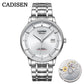 CADISEN Mechanical Wristwatches MIYOTA 9015 Movement Automatic Ultra-thin Watch Sapphire Waterproof Rose gold Business Watches
