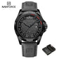 Naviforce Brand Luxury Men Watches Leather Strap Male Waterproof Military Wristwatch Quartz Date Clock Relogio Masculino 2023
