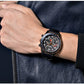 RUIMAS Luxury Brand Chronograph Watches for Men Fashion Leather Sports Military Wristwatch Luminous Clock Auto Date Reloj Hombre