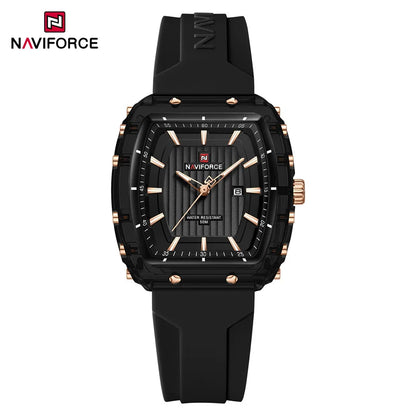 NAVIFORCE Women Watch Luxury Brand Fashion Simple Quartz Calendar Ladies Watch Waterproof Wristwatch Lady Clock Relogio Feminino
