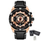 MEGIR Luxury Casual Men Watches Fashion Sports Military Wristwatch Calendar Luminous Quartz Chronograph Clock Montre Homme 2118