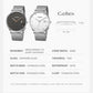 CADISEN Swiss Ronda 715 Quartz Watch Mans 7MM Ultra-thin Dial Sapphire Luminous Stainless Steel Milano Mesh Strap Watches Men