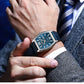 CURREN Elegant Men's Watch with Day-Date Display Formal Classic Quartz Wristwatch with Luminous Hands Casual Wear Gift for Him