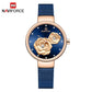 NAVIFORCE Luxury Women's Watch Set with Steel Mesh Band Creative Design Female Clock Relogio Feminino Includes Watch Box for Sal