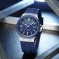CURREN Fashion Minimalist Men's Watch with Date Display Casual Silicone Strap Quartz Wristwatches Luminous