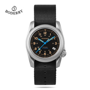 Boderry Field Watches Titanium Automatic Dive Wristwatch For Seiko Movement Sport 100M Waterproof Clock Military Watch for Men