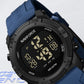 NAVIFORCE Men's Fashion LCD Digital Wristwatch 50m Waterproof Sports Silicone Strap Watches for Man Casual Electronic Male Clock