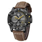 MEGIR Men Watches Luxury Brand Quartz Wristwatch Waterproof Leather Strap Military Sports Clock Chronograph Reloj Hombre 2130