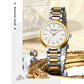 CURREN Luxury Slim Watch for Women Elegant Minimalist Dial Quartz Wristwatches Ladies with Luminous Hands Waterproof 9109