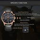 MEGIR Fashion Men Watches Chronograph Leather Strap Sport Military Watch Waterproof Quartz Wristwatch Clock Reloj Hombre 2011