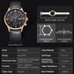 MEGIR Fashion Men Watches Chronograph Leather Strap Sport Military Watch Waterproof Quartz Wristwatch Clock Reloj Hombre 2011