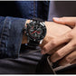 MEGIR Men Watches Luxury Brand Quartz Wristwatch Waterproof Leather Strap Military Sports Clock Chronograph Reloj Hombre 2130