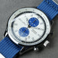 CADISEN 2026 New Mens Watches Luxury Quartz Watch For Man Chronograph MIYOTA 0S11 Men Waterproof Canvas Wristwatc Gift With Box