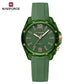 Women Watch NAVIFORCE Fashion Casual Quartz Watches Ladies Waterproof Wristwatch Silicone Band Girl Clock Relogio Feminino 6103