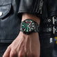 CURREN New Blue Multi Function Quartz Watches Sport Stainless Steel Band Wristwatches for Men with Luminous Hands