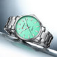 CURREN Fashion Brand Couple Watches for Lovers Simple Classic Quartz Stainless Steel Bracelet Wristwatches with Luminous Hands