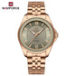 NAVIFORCE Women Watches Ladies Creative Watch Stainless Strap New Fashion Charm Quartz 30m waterproof Wristwatches Female Clock