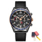 RUIMAS Luxury Brand Chronograph Watches for Men Fashion Leather Sports Military Wristwatch Luminous Clock Auto Date Reloj Hombre