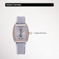 NAVIFORCE Women Quartz Watches Silicone Strap Student Sports Watch Big Dial Simple Tonneau Waterproof Wristwatches Dropshipping