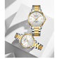 CURREN Fashion Brand Couple Watches for Lovers Simple Classic Quartz Stainless Steel Bracelet Wristwatches with Luminous Hands