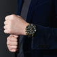 MEGIR Watches for Men Brand Luxury Military Sports Watch Chronograph Leather Strap Waterproof Date Quartz Wristwatch Man Clock