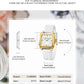 CURREN Chic Elegant Women's Watch Square Minimalist Dial with Luminous Hands Luxury Simple Quartz Wristwatch Ladies