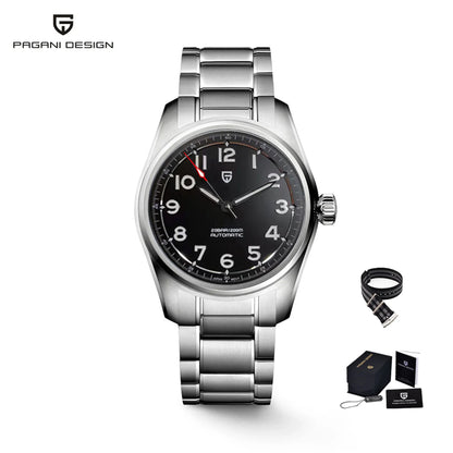 2025 PAGANI DESIGN 38MM Pilot Watch Automatic Mechanical Watches Sapphire Waterproof Watch for Men Relogio Masculino PD1717 V2