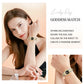 CURREN Luxury Brand Simple Style Quartz Watch for Women NEW Dress Ladies Wristwatches with Rhinestones
