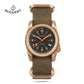 Boderry VOYAGER Field Watches Bronze Case Automatic For Seiko NH35 Watch 100M Waterproof Clock Military Vintage Wristwatch Mens