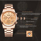 MEGIR Fashion Quartz Watches for Women Relogio Feminino Sport Wristwatch Lady Business Watch Clock Chronograph 24-hour 2057