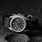 BODERRY Men's Field Watches Titanium Mechanical Chronograph Top Brand Wristwatch 100M Waterproof Clock Military Watch for Men