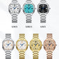 NAVIFORCE Women's Casual Watch Stainless Steel Bracelet Fashion Business Waterproof Quartz Wristwatches Ladies' Relogio Feminino