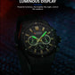 CURREN Luxury Brand High Quality Chronograph Luminous Watches for Men Silicone Strap Casual Sports Waterproof Quartz Wristwatch