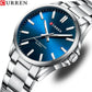 CURREN Classic Fashion Brand Watches for Men Business Quartz Luminous Hands Wristwatches with Stainless Steel Strap