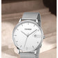 CADISEN Swiss Ronda 715 Quartz Watch Mans 7MM Ultra-thin Dial Sapphire Luminous Stainless Steel Milano Mesh Strap Watches Men