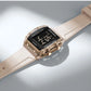 NAVIFORCE Women Watch Waterproof Personality Square Wristwatches LED Digital Silicone Strap Sport Electronic Clock Montre Femme