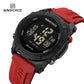 NAVIFORCE Men's Fashion LCD Digital Wristwatch 50m Waterproof Sports Silicone Strap Watches for Man Casual Electronic Male Clock
