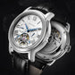 2025 New Seagull Men's Watch Automatic Mechanical Wristwatch Multi-Function Hollow Flywheel Business Simple Watch D819.622