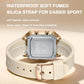 NAVIFORCE Watch for Women Multifunction Digital Luxury Watches Auto Time Date Week Display Silicone Strap Waterproof Girl clock