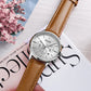 MEGIR Women Casual Watches Leather Strap Ladies Wristwatches Brand Luxury Female Chronograph Dress Clock Relogio Feminino 2011L