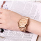 MEGIR Luxury Women Watch Fashion Brand Quartz Chronograph Elegant Ladies Wristwatch Stainless Steel Waterproof Dress Clock 2057