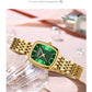 CURREN Fashion Rectangular Ladies Watches New Quartz Waterproof Stainless Steel Strap Wristwatch for Women