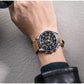RUIMAS Luxury Brand Chronograph Watches for Men Fashion Leather Sports Military Wristwatch Luminous Clock Auto Date Reloj Hombre