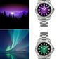 San Martin 39mm Purple Desert Texture Dial Luxury Men Dress Watch  NH34 GMT Automatic Mechanical Waterproof 100m Luminous SN0129