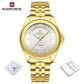 NAVIFORCE Women Watches Ladies Creative Watch Stainless Strap New Fashion Charm Quartz 30m waterproof Wristwatches Female Clock