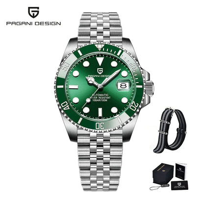 PD1661 PAGANI Design 40mm Automatic Miyota-8215 Sports Men Mechanical Watch Business Stainless Steel Waterproof Reloj Hombre